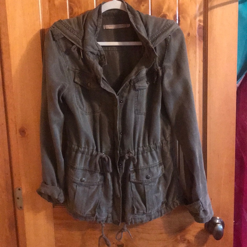 Green cargo jacket